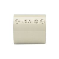 エスコ #40 ソケット(ACドレンパイプ用/アイボリー) EA471GH-40 1セット(10個)（直送品）