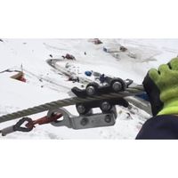 エスコ 1.0ー 5.0mm/ 500kg ワイヤークランプ EA988DJ-11 1個（直送品）