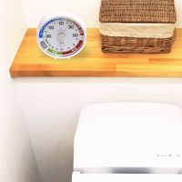 エンペックス気象計 脱衣室・トイレ用温・湿度計 TM-6311 1個