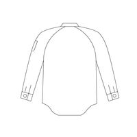 ミドリ安全 作業服 男性用 春夏 長袖 シャツ GS2371 L シルバーグレー 3120091905 1点（直送品）