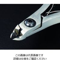 エスコ（esco） 115mm 精密用ニッパー（セミフラッシュ/ピアノ線用/ESD） 1本 EA535TX-1（直送品）