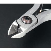 エスコ 120mm 精密用ニッパー(フラッシュ/ESD) EA535T-2 1丁(1本)（直送品）