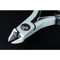 エスコ 120mm 精密用ニッパー(セミフラッシュ/ESD) EA535TC-1 1丁(1本)（直送品）