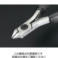 エスコ 140mm 精密用ニッパー(フラッシュ/ESD) EA535TH-12 1丁(1本)（直送品）