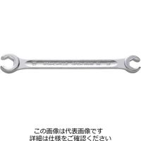 エスコ 3/8” x7/16” オープンリングスパナ EA605AB-2 1本(1丁)（直送品）