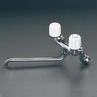 エスコ 2ハンドル混合栓 EA468CL-170 1個（直送品）