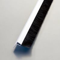 エスコ 30mmx1.0m シールブラシ(PP/黒) EA979LL-100A 1巻（直送品）