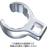 エスコ 1/2”DRx38mm [CROWーRING]スパナ EA617YU-38 1個（直送品）