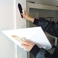 エスコ 300x300mm パテ定盤(プラスチック製) EA579AJ-11 1セット(3枚)（直送品）