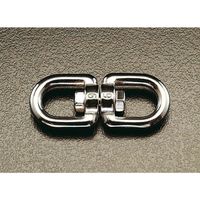 エスコ 690kg/111mm Eye & スイベル(ステンレス製) EA638FH-10 1セット(5個)（直送品）