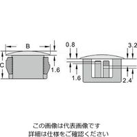 エスコ 25.4mm ホールプラグ(100個) EA948HK-25 1セット(300個:100個×3袋)（直送品）