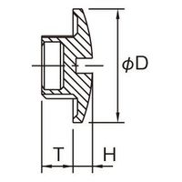 エスコ M16x24mm スクリューキャップ[20個] EA948GD-45 1セット(60個:20個×3袋)（直送品）