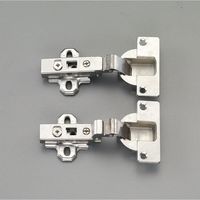 エスコ 40mmカップ ワンタッチスライド丁番(全かぶせ/2個) EA951CZ-401 1セット(6個:2個×3セット)（直送品）