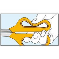 エスコ 155mm ぶどう摘果はさみ(直刃) EA540CX-21 1セット(4個)（直送品）