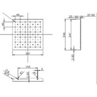 アズワン デジタルシェーカー 固定クリップ取付ベース SKー180・1807タイプ用 1-1725-14 1個（直送品）