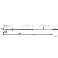 安立計器 ハンディタイプ温度計用 テープ形多目的用センサ 210°C テープ Kタイプ ST-11K-008-TS1-ASP 1個（直送品）