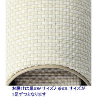 ソフトスリッパ　Mサイズ+Lサイズ　A4388-BK-M-BR-L　1セット（2足組：M黒1足+L茶1足）　フナミ　（直送品）