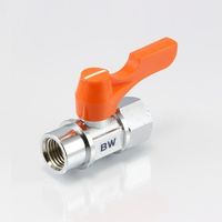 エスコ Rc3/8”xRc3/8” ミニボールバルブ EA425BW-133 1セット(3個)（直送品）