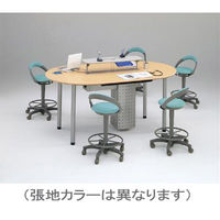 イトーキ　サポートスツール　背付　キャスター脚　脚掛付　オフホワイト　PCK-1102DL-W4C8　（直送品）