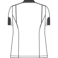 ジャケット半袖（男女兼用）　248-28D　ネイビー　3L　（直送品）