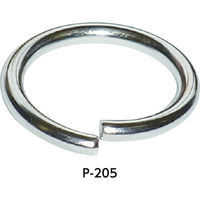 ニッサチェイン ステンレスリング4.0×25.3mm(2個入) P-202 1パック(2個) 405-6787（直送品）