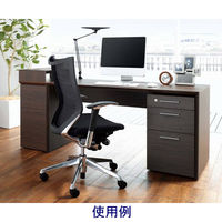 オカムラ ファルテ2 コアデスク専用サブデスク 幅350×奥行600mm ダーク（直送品）