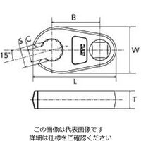 エスコ 3/8”DRx11mm クロウフットレンチ EA618PJ-11 1セット(3個)（直送品）
