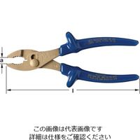 エスコ 200mm コンビネーションプライヤー(絶縁・防爆) EA642ZA-1 1丁（直送品）