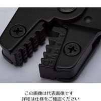 エスコ 0.5ー6mm2 圧着ペンチ(フェルール端子用) EA682JC-1 1丁（直送品）