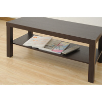 YAMAZEN（山善）　ミニテーブルロー　ダークブラウン　幅900×奥行450×高さ400mm　1台　（直送品）