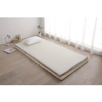 アイリスオーヤマ 敷き布団 セミダブル 高反発 洗える スタンダード 寝具 介護 エアリー敷きパッド 厚さ3.5cm PAR-SD（直送品）