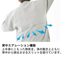 ミドリ安全 作業服 男女共用 春夏 長袖 ブルゾン 帯電防止 GS2627 M ネイビー 3120132104 1点（直送品）