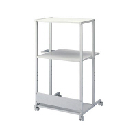 サンワサプライ　パソコンラック　幅650×奥行610×高さ1150mm　上棚奥行400mm　RAC-EC34　1台　（直送品）