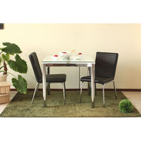 【軒先渡し】東馬（Tohma）　frast　ダイニングテーブル　ホワイト　幅800×奥行800×高さ730mm　1台　（直送品）