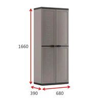 アズワン 耐薬キャビネット(Jolly)(トール、両開き) 9732000 0444 12 1台 2-575-02（直送品）