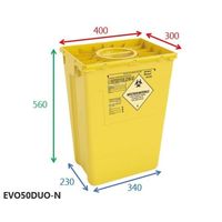 アズワン メディカルディスポボックス EVO50DUO-N 1個 2-9066-04（直送品）