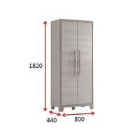 アズワン プラスチックキャビネット(Guliver)(トール、両開き) 組立済 9750000 046202 1台 3-1614-12（直送品）