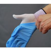 インナー手袋　EXフィット手袋　B0620　ホワイト　Mサイズ　1袋（20枚）　ショーワグローブ