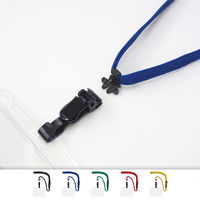 オープン工業 OP 吊り下げ名札 脱着式 名刺サイズ 10枚 青 NL-5-BU 1袋(10枚) 472-3104（直送品）