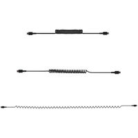 高耐久USB-C ケーブル 1m コイル(伸縮)型/アラミド繊維補強/オス-オス/USB2.0 A-C R2CCC-1M-USB-CABLE