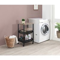 不動技研 ウッドスタイルワゴン BK F49001 1セット(2個)