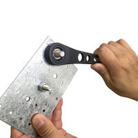 【手工具】フジ矢 ギア付モンキーレンチ（黒金） FGL-38-BG 1丁