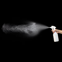 【スプレーボトル】 三宝化成 「現場のチカラ」 キャニオンスプレー 500ml 白 半透明 1セット（10本）  オリジナル