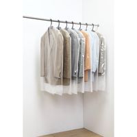 フォーラル 洋服カバー 50枚入 ショート 無地 362068 1個