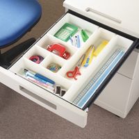 タイガークラウン 引出し整理ケース7P ホワイト #6002 1パック