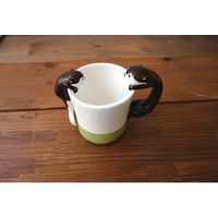 デコレコーポレーション カワウソマグ ラテ KW-92512 1個（直送品）