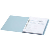 アスクル フラットファイルベーシック A4タテ コバルトブルー 10冊  オリジナル（わけあり品）