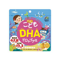 こどもDHA　ドロップグミ（みかん風味） 1セット（1袋（90粒×2） ユニマットリケン 栄養機能食品