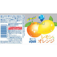 ダイドードリンコ ダイドー ミウ レモン＆オレンジ 550ml 1箱（24本入）