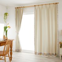 スミノエ DISNEY セミオーダー カーテン ミッキー レトロコミック 2500×2350mm アイボリー １セット(2枚入)（直送品）